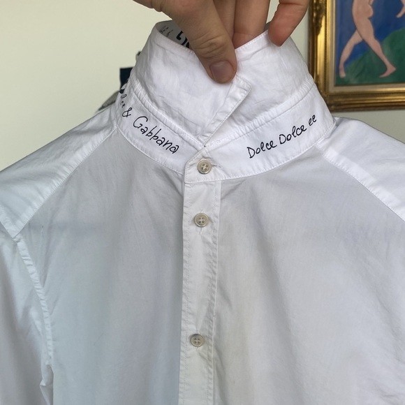 D&G | Logo Print Button Up - Picture 12 of 14